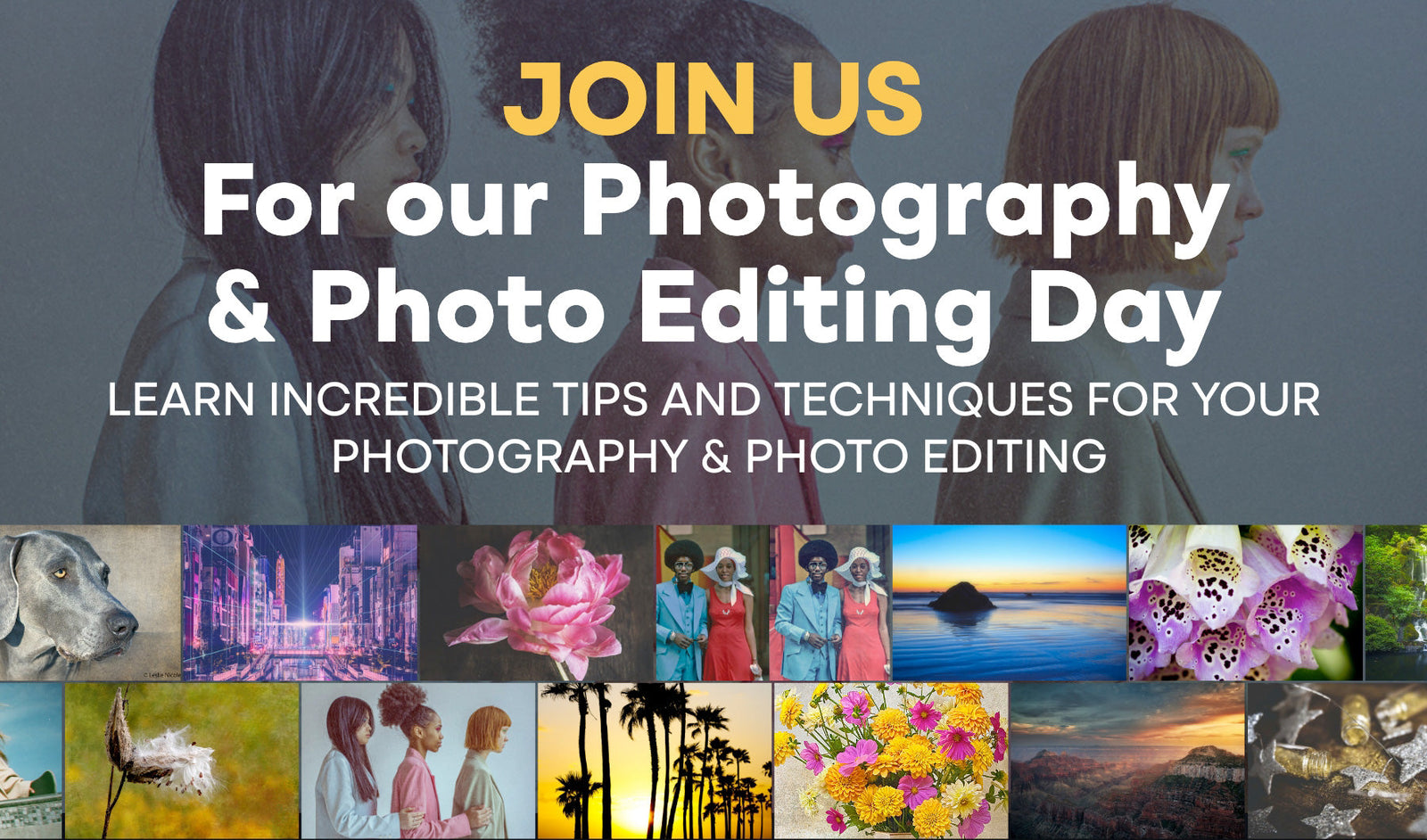 Free Online Live Photography Event