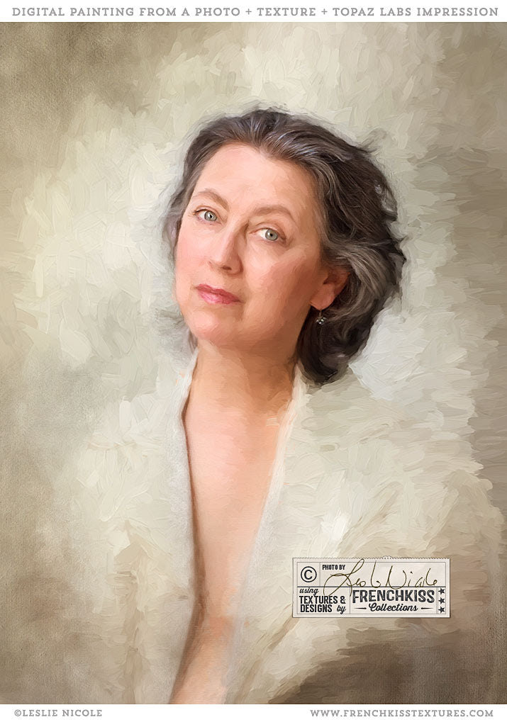 Painterly Self Portrait