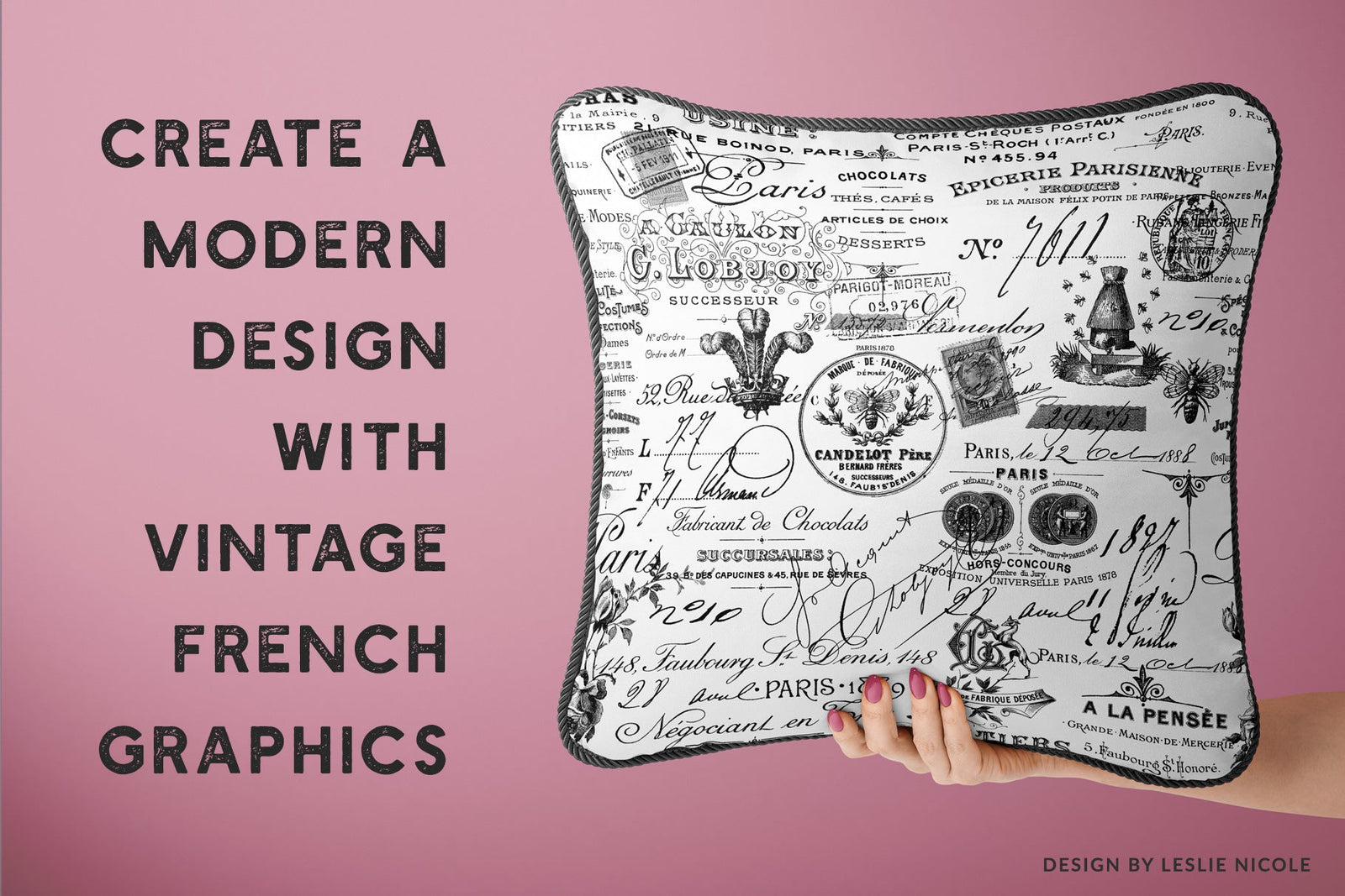 Surface Pattern Design From Vintage Bits