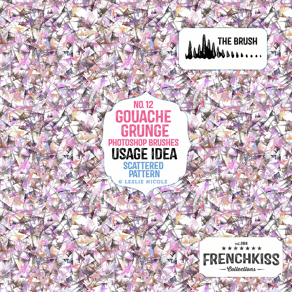 Pattern From Grunge Brush