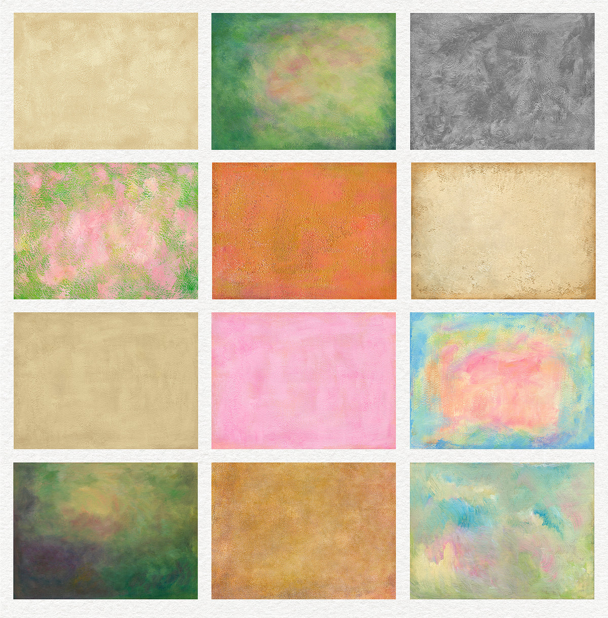 Atelier hand-painted texture collection. Extra-large, extended commercial license.