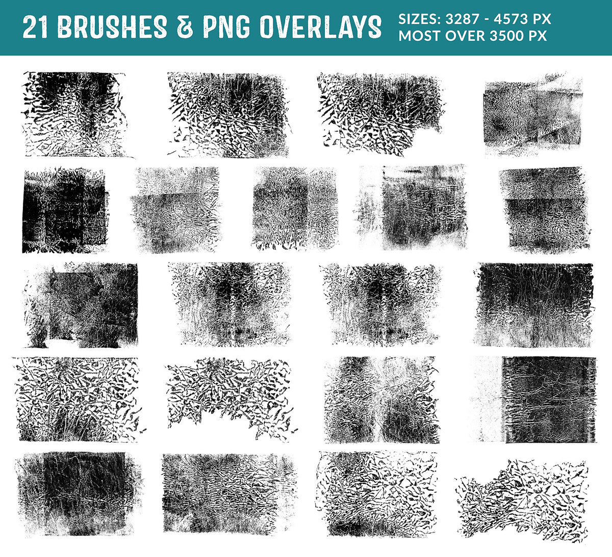 Gouache Grunge No. 6 Photoshop Brushes