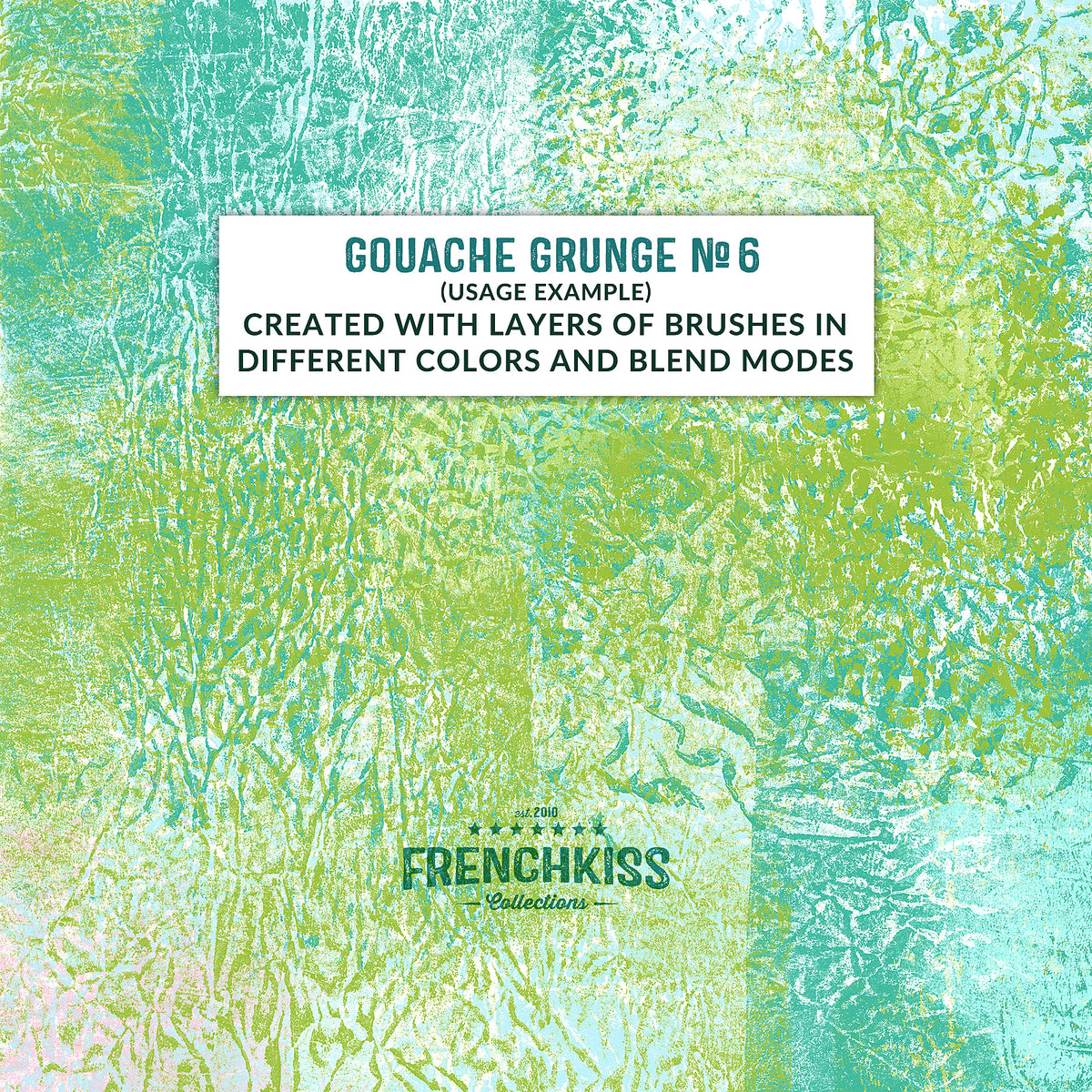 Gouache Grunge No. 6 Photoshop Brushes