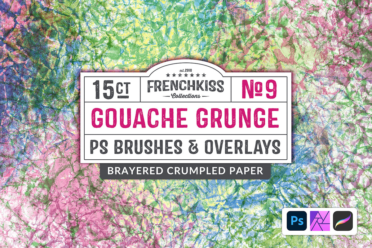 Gouache Grunge No. 9 Photoshop Brushes