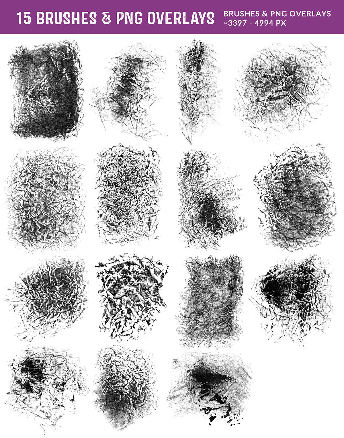 Gouache Grunge No. 9 Photoshop Brushes