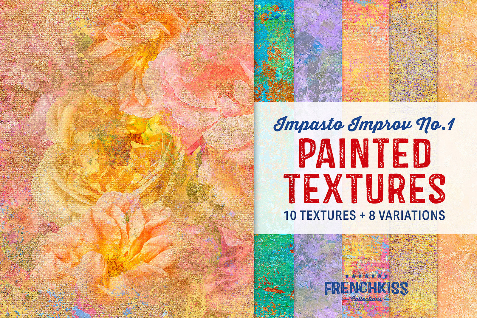 Hand-painted, fine art, commercial use textures.