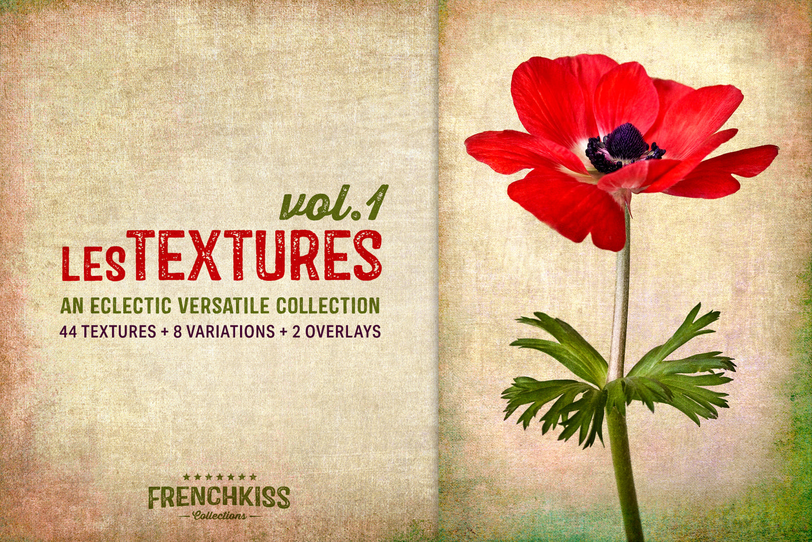 Les Textures I fine art and grunge commercial use texture collection. 