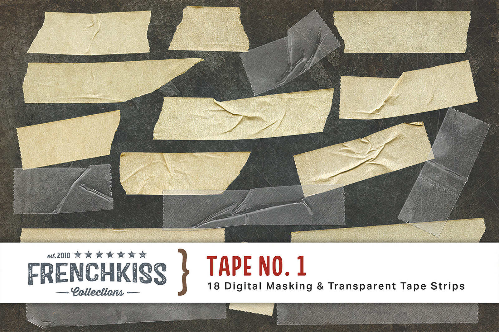 Digital masking and transparent tape collection.